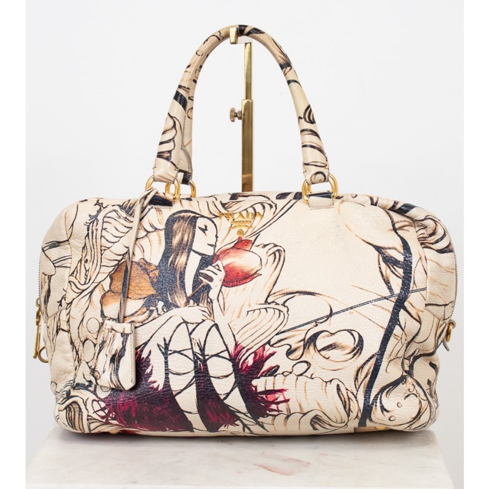 PRADA Collectible Cervo Lux Fairy Satchel Bag
